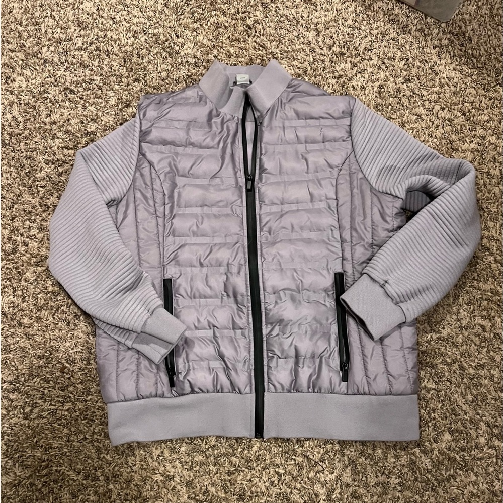 Gaiam Lilac Purple Lightweight Yoga Puffer